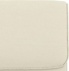 vidaXL Πολυθρόνα Κρεμ 55 x 64 x 80 εκ. από Συνθετικό Δέρμα