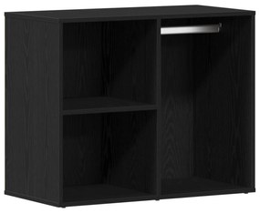 vidaXL Μαύρος Δρυς Καλλυντικό Ντουλάπι - 80x40x65 εκ
