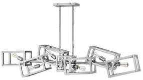 Κρεμαστό Φωτιστικό Οροφής 6xE27 Ensemble Quintiesse Elstead Lighting-QN-ENSEMBLE6-PN-Νίκελ Ματ QN-ENSEMBLE6-PN