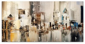 Πίνακας σε καμβά "City" Megapap ψηφιακής εκτύπωσης 140x70x3εκ.-GP033-0113