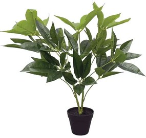 Τεχνητό Φυτό Της Τύχης Σε Γλάστρα 04-20020 60cm Green Marhome Συνθετικό Υλικό