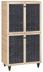 Παπουτσοθήκη Ronan 249-000017 70,5x35x122cm Natural Particle Board