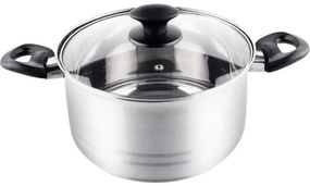 Lamart Κατσαρόλα Leger Φ22x12.5cm 4.6lt Ανοξείδωτο Ατσάλι Ασημί LTB2212