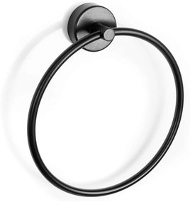 Κρεμάστρα Πετσέτας Κρίκος Moderno 222055 Black Mat Karag Stainless Steel