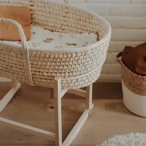 Καλαθούνα Χειροποίητη Moses Basket  Natural  Happy Moses