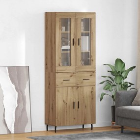 vidaXL Highboard 2 pcs Artisan Oak 69,5 x 34 x 180 εκ.