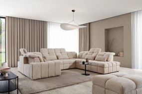 Πουφ Magna Mini/ Κρεμ/70x44x70 BOG443