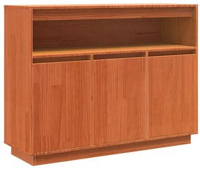 vidaXL Πλαϊνό γραφείο Κερωτό καφέ 104,5 x 34 x 80 εκ