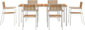 vidaXL Σετ Εξωτερικής Τραπέζης 7 pcs