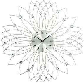 Ρολόι Τοίχου 844968 60x4x60cm Silver Ankor Μέταλλο