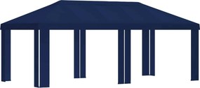 vidaXL Κάλυμμα Γκαζebo 6 x 3 m Μπλε Πολυεστέρας 190 gsm