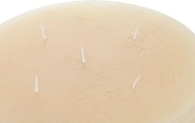 Κερί Home ESPRIT Κρεμ Φυσικό 25 x 25 x 10 cm