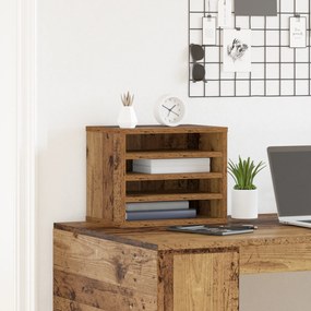 vidaXL Organiser Γραφείου  Παλιό Ξύλο 36x26x29.5 εκ. Ξύλο