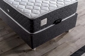 Stewehome Μονό Κρεβάτι Ανθρακί με Ανυψούμενη Βάση 90x190 cm