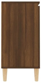 vidaXL Μπουφές Καφέ Δρυς 101 x 35 x 70 εκ. από Επεξεργασμένο Ξύλο