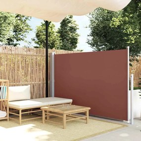 vidaXL Σκίαστρο Πλαϊνό Συρόμενο Καφέ 140 x 300 εκ.