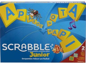 Οικογενειακό Επιτραπέζιο Παιχνίδι Scrabble Junior Y9672 Για 2-4 Παίκτες Multi Mattel