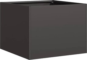 vidaXL Ζαρντινιέρα Μαύρη 40x40x30 εκ. από Χάλυβα