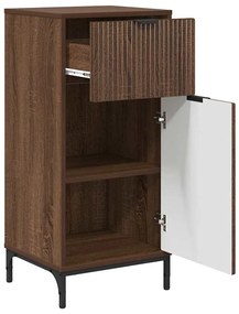 vidaXL Σετ Επίπλων Μπάνιου με ράφι 2 pcs Καφέ δρυς 39.5 x 36 x 88 εκ