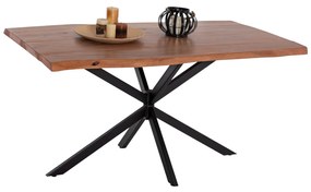 ΤΡΑΠΕΖΙ MONTANA HM11882 ΑΠΟ ΜΕΤΑΛΛΟ & ΕΠΙΦΑΝΕΙΑ ΑΠΟ ΜΑΣΙΦ ΞΥΛΟ ΑΚΑΚΙΑΣ 160x90x74,5εκ.