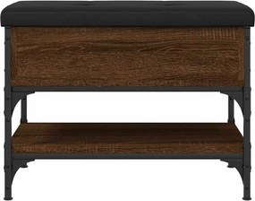 vidaXL Παπουτσοθήκη Καφέ Δρυς 62x42x45 εκ. από Επεξεργασμένο Ξύλο