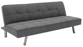 Intrahome Καναπές-κρεβάτι KILIMANJAROELLA Intrahome 3θέσιος με ύφασμα ανθρακί 175x83x74εκ | SKU: INTRAPA-146111198