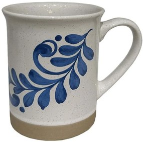 Κούπα Ydra 028875 10x10x12cm Beige-Blue Πηλός
