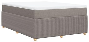 ΚΡΕΒΑΤΙ BOXSPRING ΜΕ ΣΤΡΩΜΑ TAUPE 140X190 ΕΚ. ΥΦΑΣΜΑΤΙΝΟ 3285571