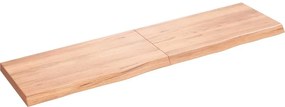 vidaXL Πάγκος Μπάνιου Αν. Καφέ 120x30x(2-4) εκ. Επεξεργ. Μασίφ Ξύλο