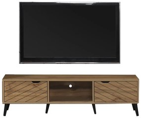 Έπιπλο τηλεόρασης Thelma pakoworld sonoma μελαμίνης 150x40x41.6εκ - 049-000099
