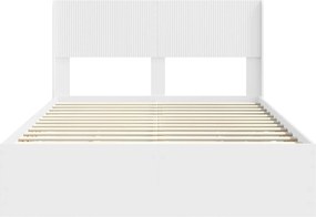 vidaXL Καλάθι με αποθήκη και κεφαλάρι Λευκό 160 x 200 cm