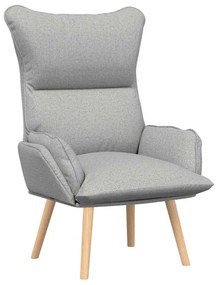 vidaXL Χαλαρωτική Πολυθρόνα Σκούρο γκρι 69 x 74 x 93 εκ. ύφασμα