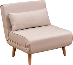 1-Seat Sofa-Bed Folde Single - Cream Cream