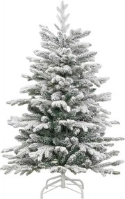 vidaXL Τεχνητό Χριστουγεννιάτικο Δέντρο με Άξονα Λευκό 120 cm
