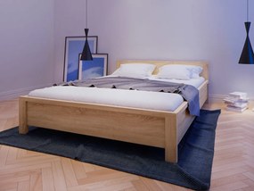 Κρεβάτι Boston E121, Διπλό, Ανοιχτό καφέ, 140x200, Πλαστικοποιημένη μοριοσανίδα, 148x207x61cm, 42 kg | Epipla1.gr