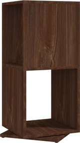 vidaXL Ντουλάπι Περιστρ. Καφέ Δρυς 34,5x34,5x75,5 εκ. Επεξ. Ξύλο