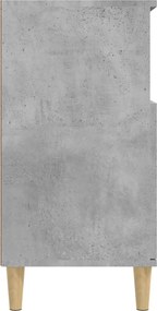vidaXL Ντουλάπι Γκρι Σκυροδέματος 60x35x70 εκ. Επεξεργασμένο Ξύλο