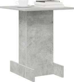 vidaXL End Table Σκυρόδεμα Γκρι 44,5 x 45 x 55 εκ Επεξεργασμένο Ξύλο