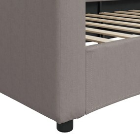 ΚΑΝΑΠΕΣ ΚΡΕΒΑΤΙ TAUPE 80 X 200 ΕΚ. ΥΦΑΣΜΑΤΙΝΟΣ 354181