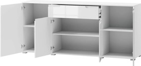 Μπουφές Aurora 4D1S-Leuko - 180.00Χ40.00Χ80.00cm