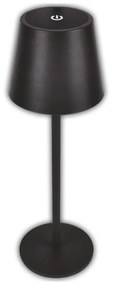 Adeleq Πορτατίφ LED PC Επαναφορτιζόμενο Y36cm CCT 3W USB 5VDC Μαύρο 5-061