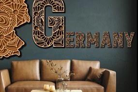 Σετ των 2 Intra απο ξύλο plywood 3mm-4mm πάχος 3D Γερμανία Country Ξύλινος χάρτης Δίασταση 15x15 cm INTRAFABR-65989887