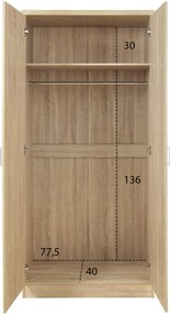 ΝΤΟΥΛΑΠΑ 2ΦΥΛΛΗ JENNA SONAMA HM368.02 80x43x181