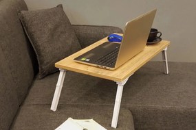 Γραφείο Laptop Atlantic Πεύκο / Λευκό EBECES 60x35x24.5