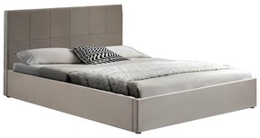 Intrahome Κρεβάτι με αποθηκευτικό χώρο Zamblene Intrahome γκρι βελούδο 160x200εκ | SKU: INTRAPA-458111123