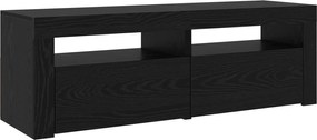 vidaXL Ντουλάπι TV 2 pcs Μαύρη Οξυά 180 x 35 x 40 εκ