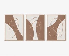 Πίνακας Orenis pakoworld τρίπτυχος με ψηφιακή εκτύπωση και πλαίσιο 33x1.5x48εκ