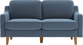 2-Seat Sofa Robin 2 - Ocean Blue, Walnut Ocean Blue
Walnut