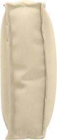 vidaXL Μαξιλάρι Μπεζ 60 x 40 x 12 cm Ύφασμα Όξφορντ