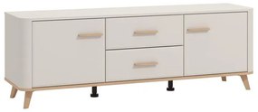 Έπιπλο τηλεόρασης DARWEN 154 3K2F2V Cashmere - Artisan Oak 154x40x53εκ. 154x40x53 εκ.